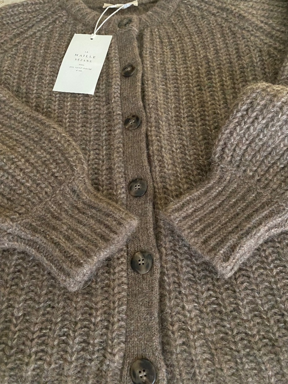 Sezane Emile 'Dark Taupe' NWT - Picture 4 of 11